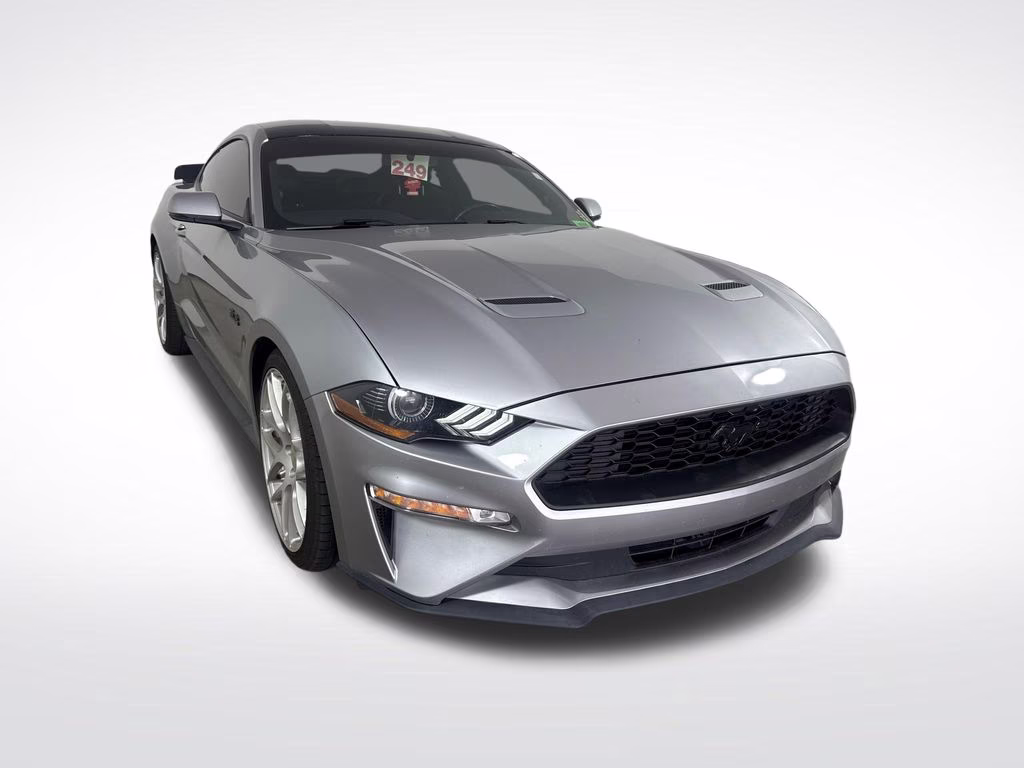 2020 Silver Metallic Ford Mustang EcoBoost Premium RWD Coupe