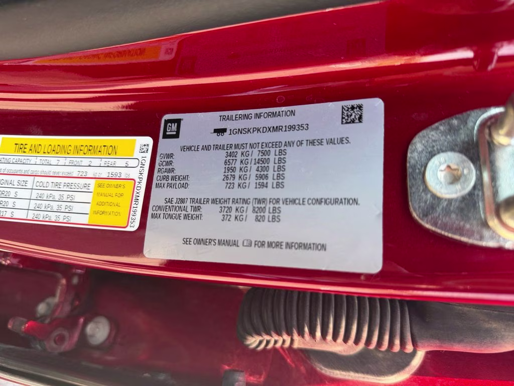 2021 Cherry Red Tintcoat Chevrolet Tahoe Z71 Signature Pkg 4X4 SUV