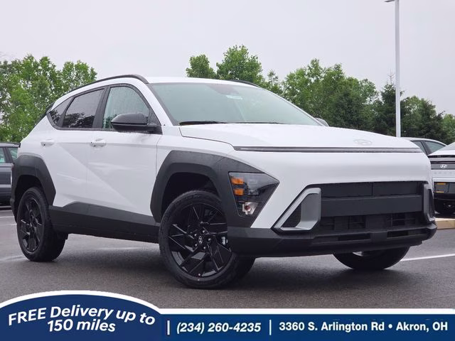 2026 Atlas White Hyundai Kona SEL Sport AWD SUV