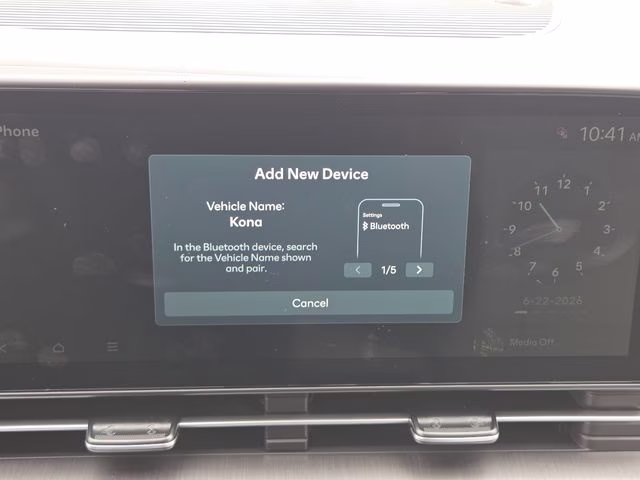 2026 Atlas White Hyundai Kona SEL Sport AWD SUV