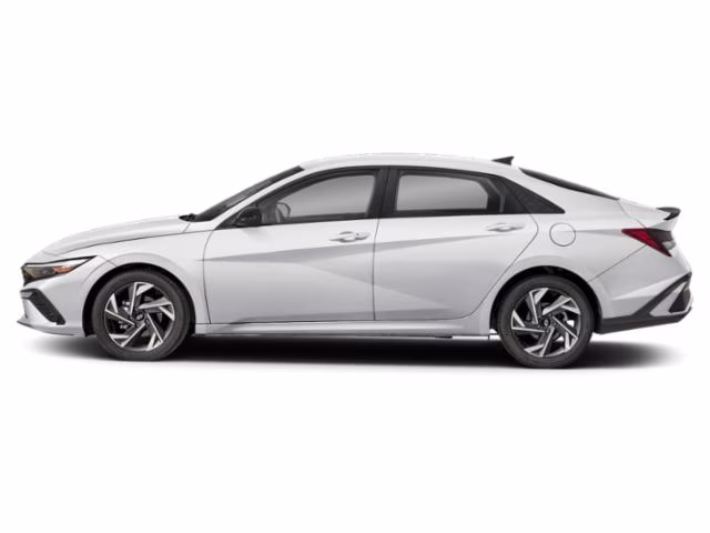 2026 Serenity White Hyundai Elantra SEL Sport FWD Sedan