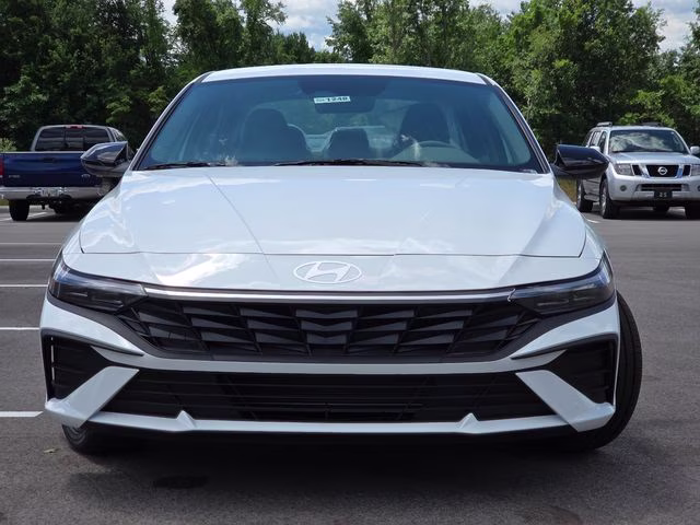 2026 Serenity White Pearl Hyundai Elantra SEL Sport FWD Sedan