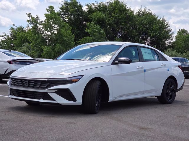 2026 Serenity White Pearl Hyundai Elantra SEL Sport FWD Sedan
