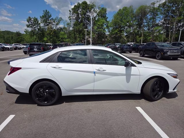 2026 Serenity White Pearl Hyundai Elantra SEL Sport FWD Sedan