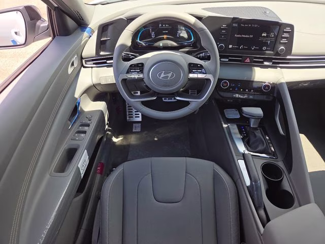 2026 Serenity White Pearl Hyundai Elantra SEL Sport FWD Sedan