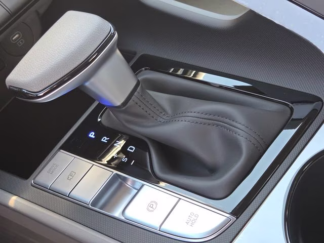 2026 Amazon Gray Hyundai Elantra Hybrid Blue FWD Sedan