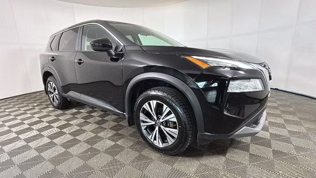 2023 Super Black Nissan Rogue SV AWD SUV