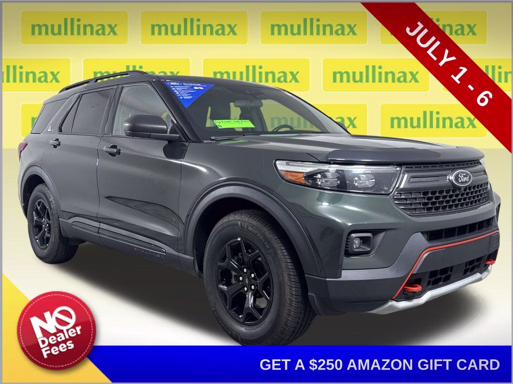 2023 Forged Green Metallic Ford Explorer Timberline 4X4 SUV