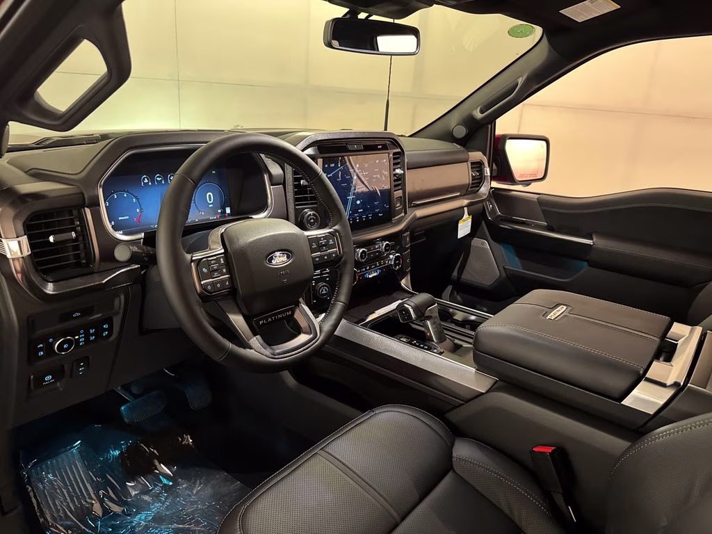 2026 Ruby Red Metallic Tinted Clearcoat Ford F-150 Platinum 4X4 Truck