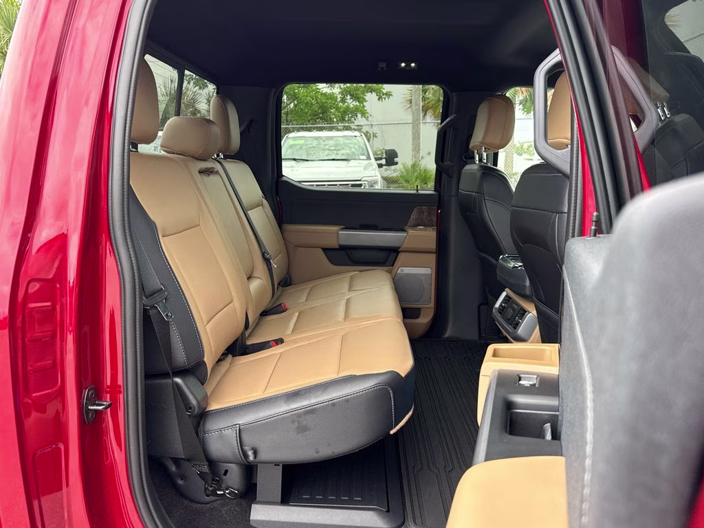 2023 Rapid Red Metallic Tinted Clearcoat Ford F-150 Lariat 4X4 Truck