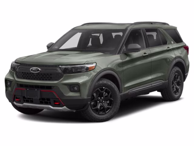 2023 Forged Green Metallic Ford Explorer Timberline 4X4 SUV