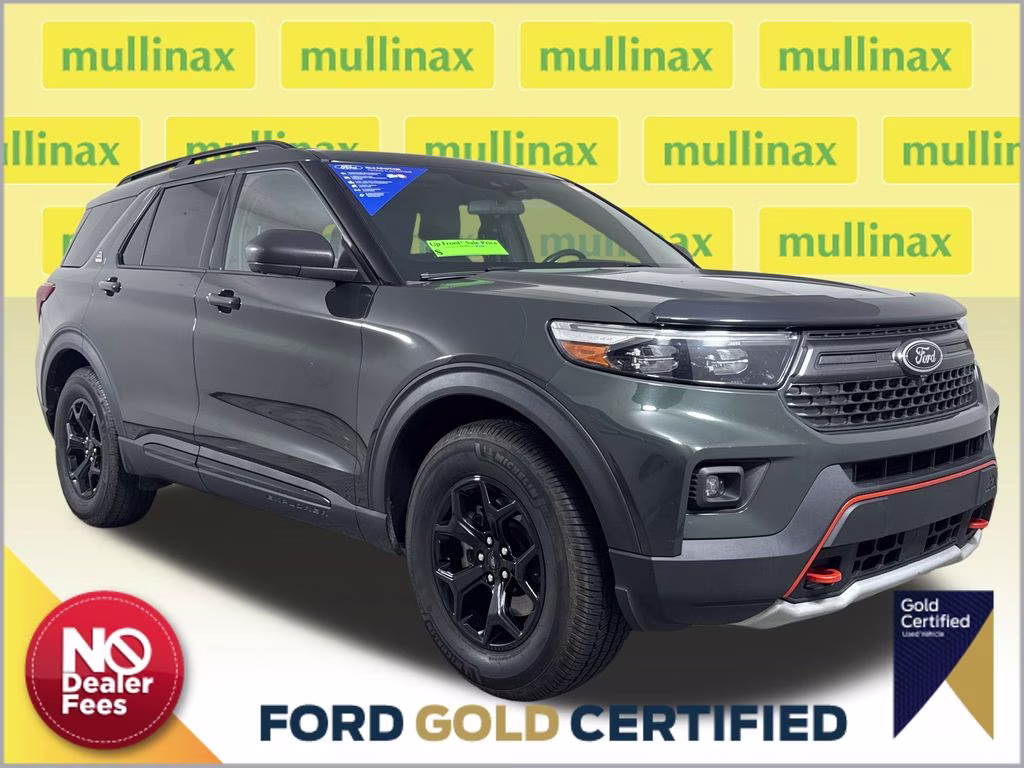 2023 Forged Green Metallic Ford Explorer Timberline 4X4 SUV