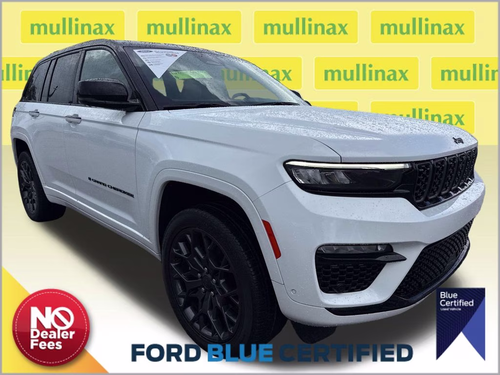 2025 Bright White Clearcoat Jeep Grand Cherokee Summit Reserve 4X4 SUV