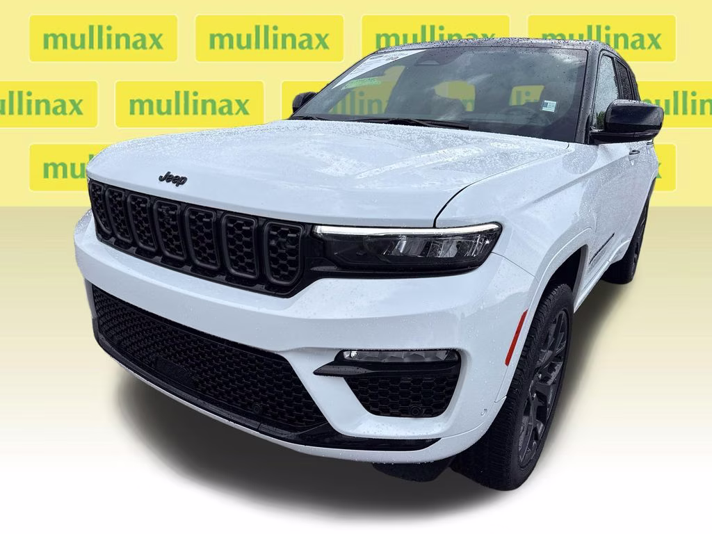 2025 Bright White Clearcoat Jeep Grand Cherokee Summit Reserve 4X4 SUV