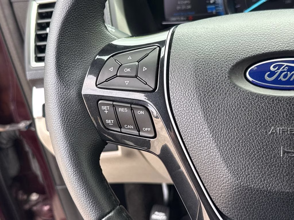 2018 Burgundy Velvet Metallic Tinted Clearcoat Ford Explorer Limited FWD SUV