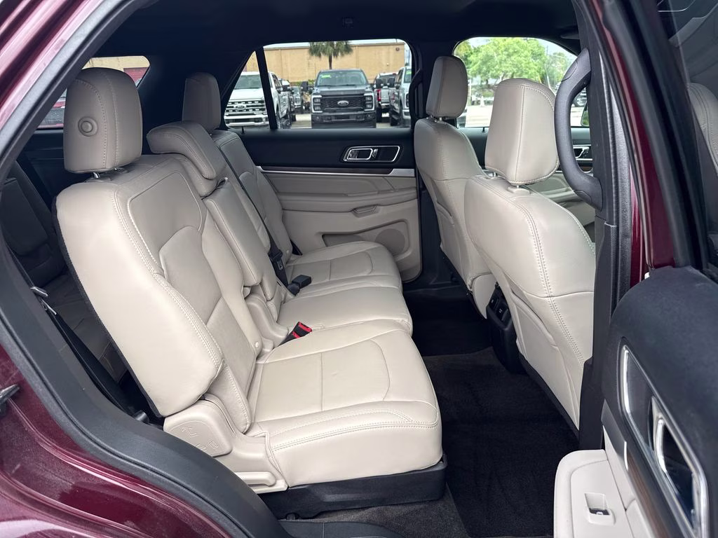 2018 Burgundy Velvet Metallic Tinted Clearcoat Ford Explorer Limited FWD SUV