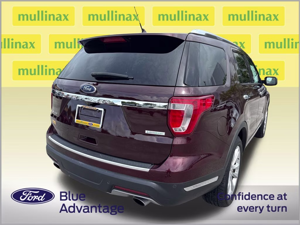2018 Burgundy Velvet Metallic Tinted Clearcoat Ford Explorer Limited FWD SUV