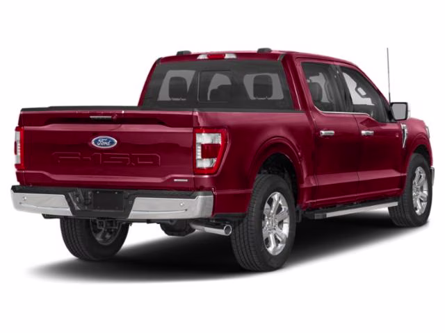 2023 Rapid Red Metallic Tinted Clearcoat Ford F-150 Lariat 4X4 Truck