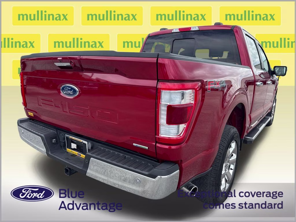 2023 Rapid Red Metallic Tinted Clearcoat Ford F-150 Lariat 4X4 Truck