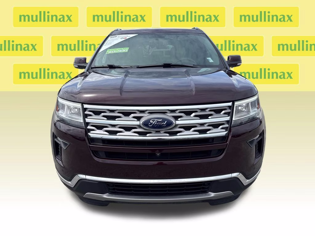 2018 Burgundy Velvet Metallic Tinted Clearcoat Ford Explorer Limited FWD SUV