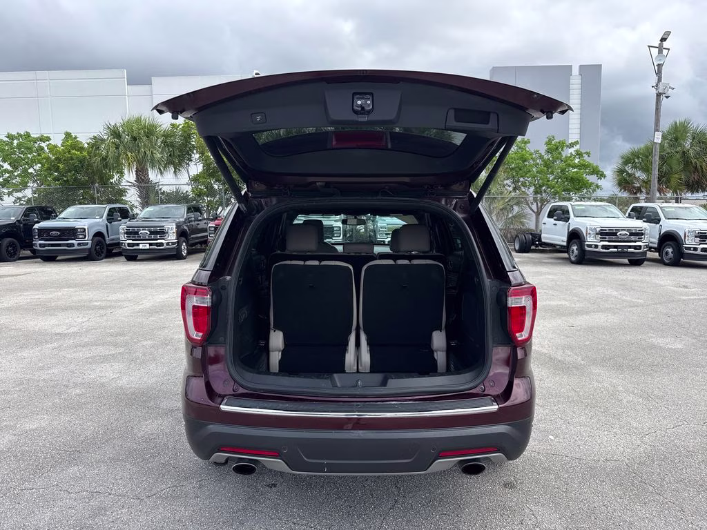 2018 Burgundy Velvet Metallic Tinted Clearcoat Ford Explorer Limited FWD SUV