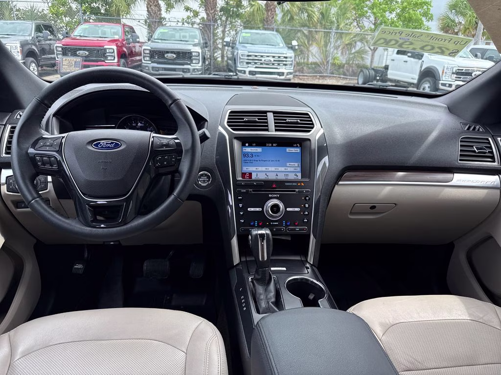 2018 Burgundy Velvet Metallic Tinted Clearcoat Ford Explorer Limited FWD SUV