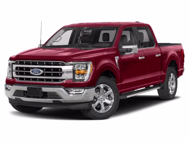 2023 Rapid Red Metallic Tinted Clearcoat Ford F-150 Lariat 4X4 Truck