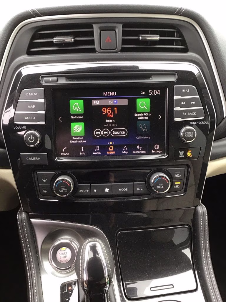 2023 White Nissan Maxima Platinum FWD Sedan