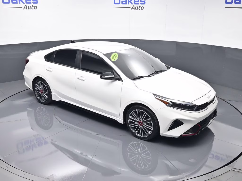 2023 Snow White Pearl Kia Forte GT FWD Sedan