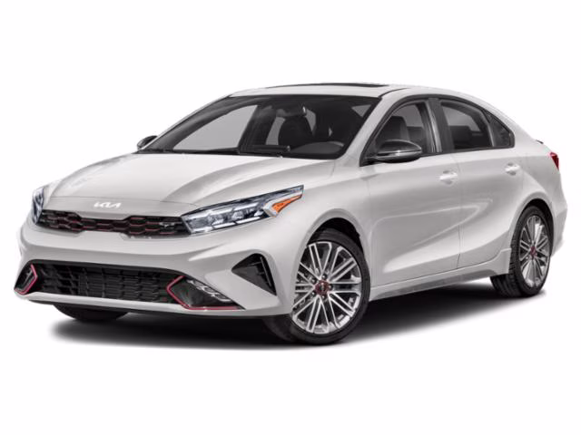 2023 Snow White Pearl Kia Forte GT FWD Sedan