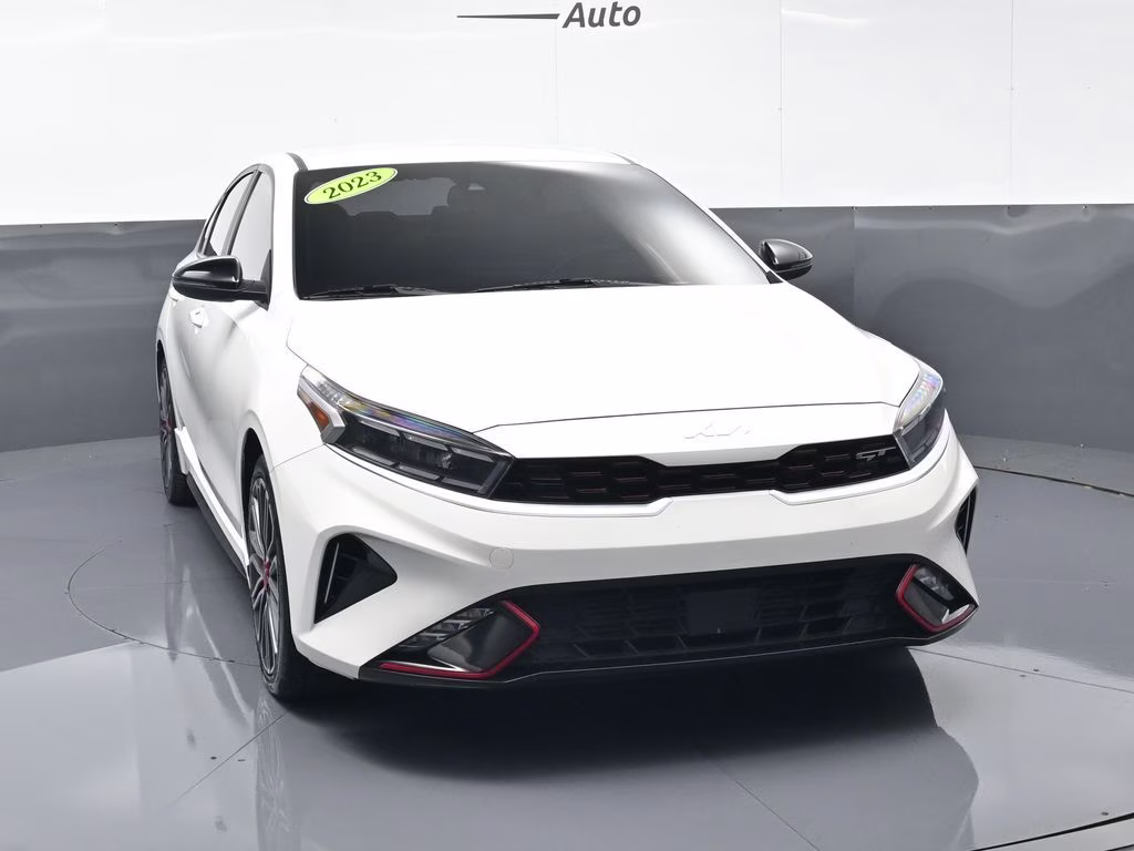 2023 Snow White Pearl Kia Forte GT FWD Sedan
