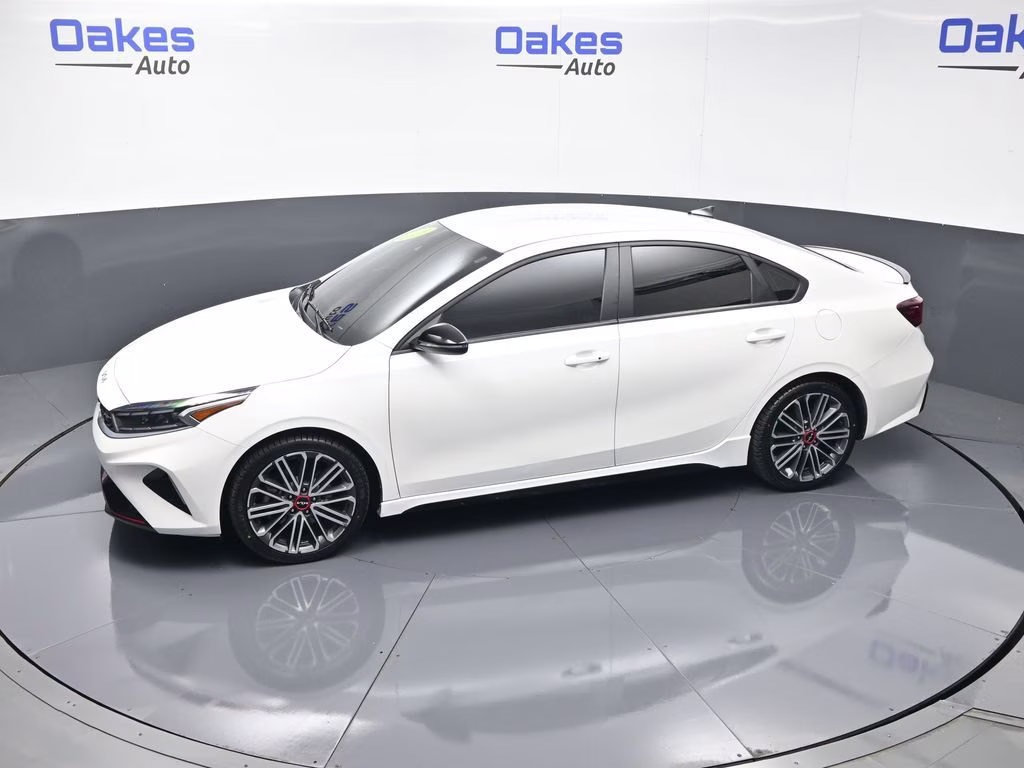 2023 Snow White Pearl Kia Forte GT FWD Sedan