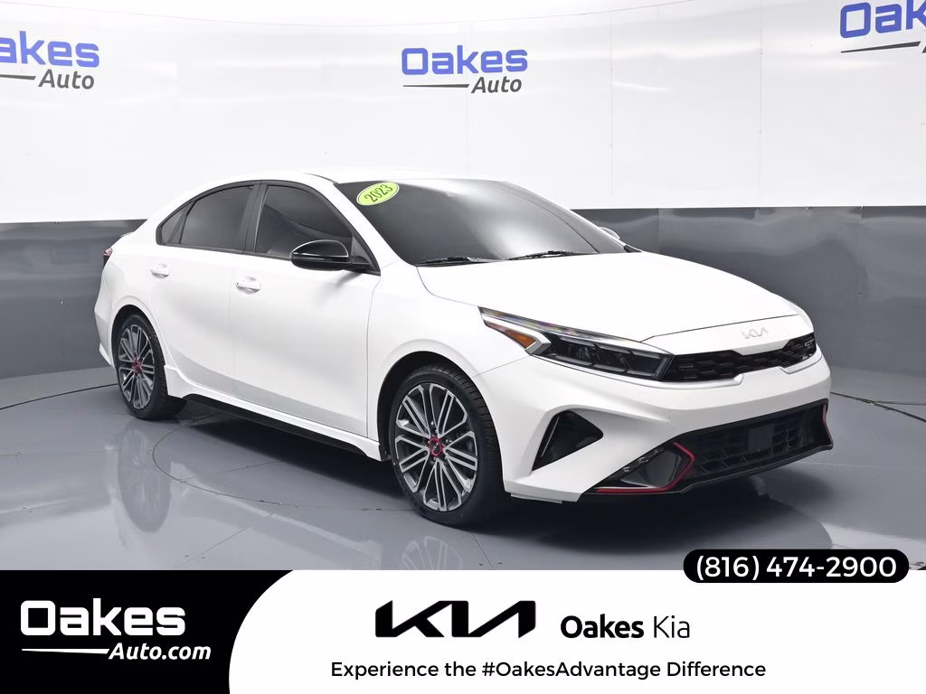 2023 Snow White Pearl Kia Forte GT FWD Sedan