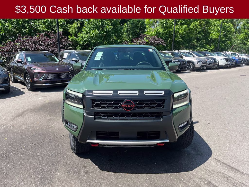 2026 Tactical Green Metallic Nissan Frontier PRO-4X 4X4 Truck