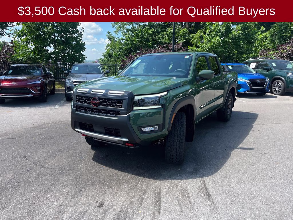 2026 Tactical Green Metallic Nissan Frontier PRO-4X 4X4 Truck