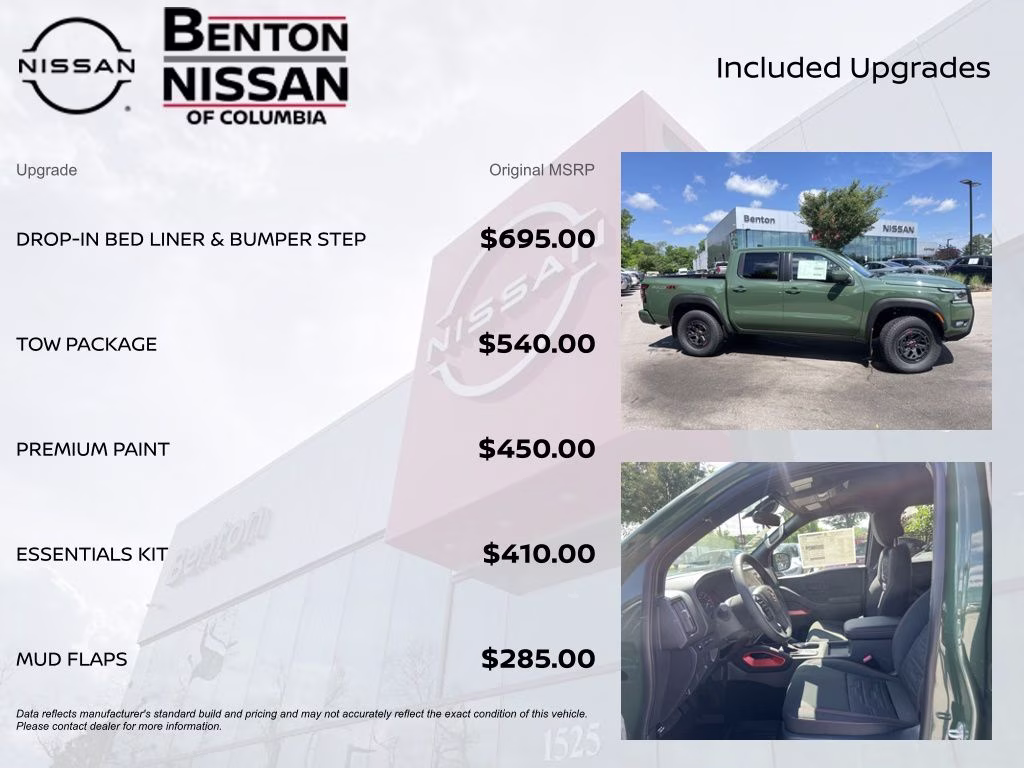 2026 Tactical Green Metallic Nissan Frontier PRO-4X 4X4 Truck