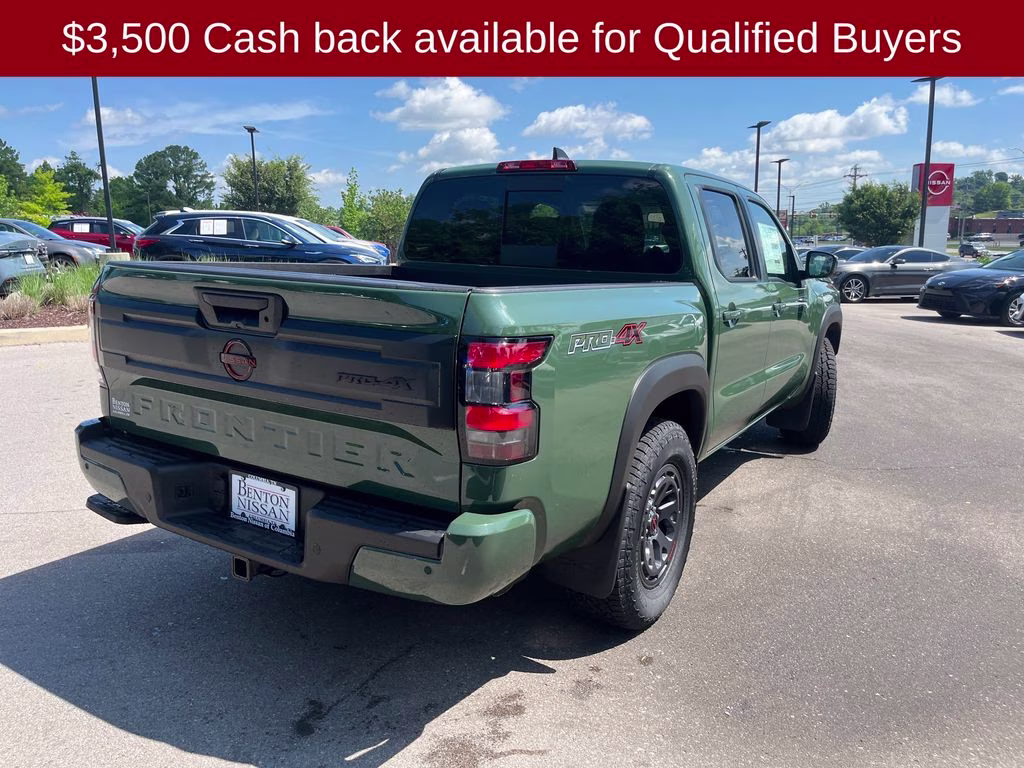 2026 Tactical Green Metallic Nissan Frontier PRO-4X 4X4 Truck