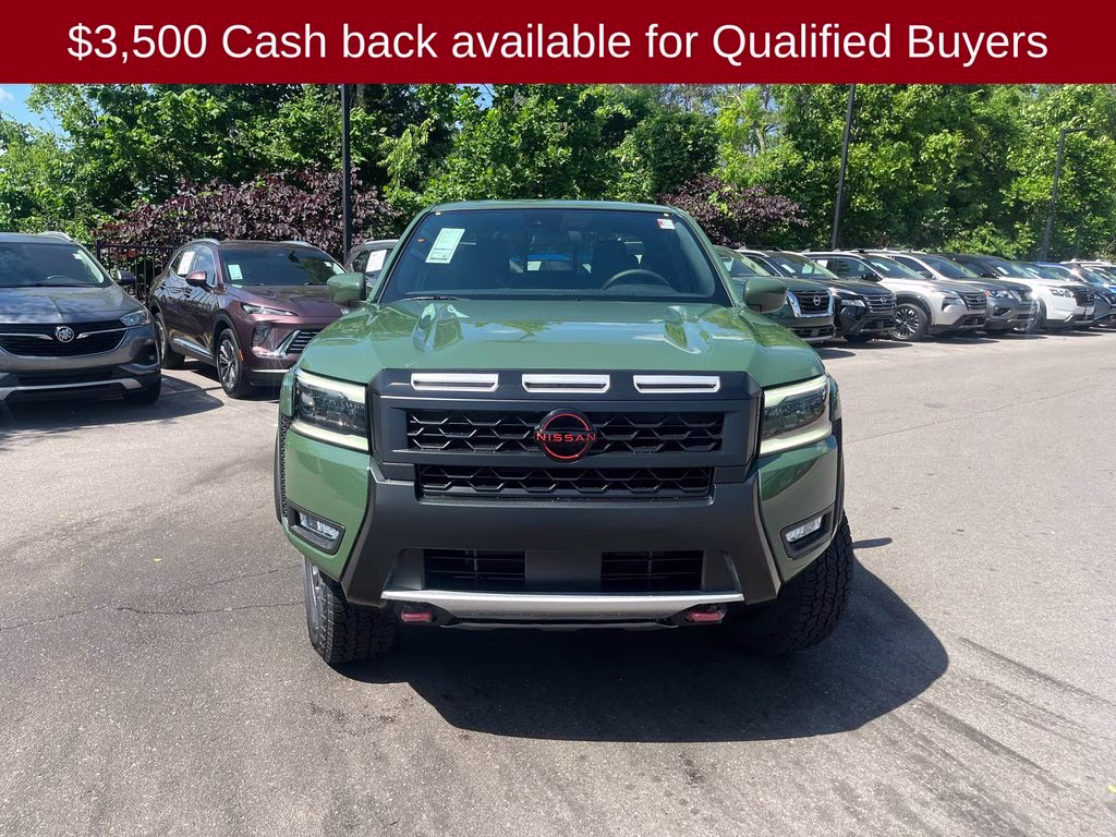 2026 Tactical Green Metallic Nissan Frontier PRO-4X 4X4 Truck