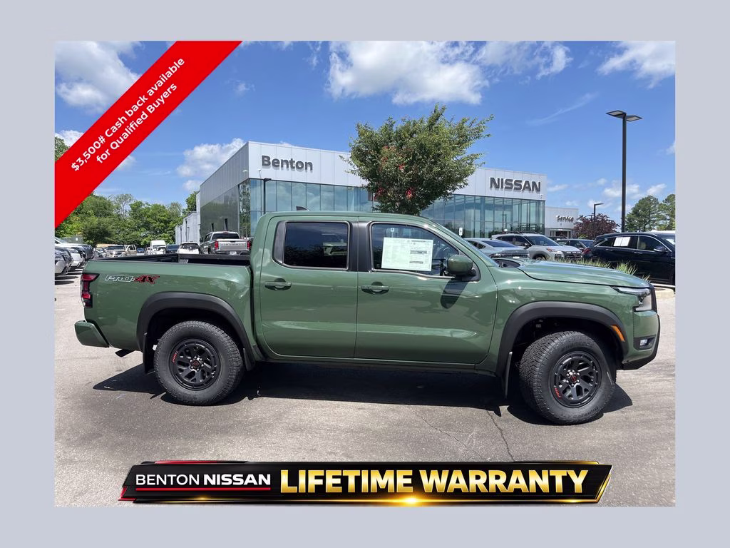 2026 Tactical Green Metallic Nissan Frontier PRO-4X 4X4 Truck
