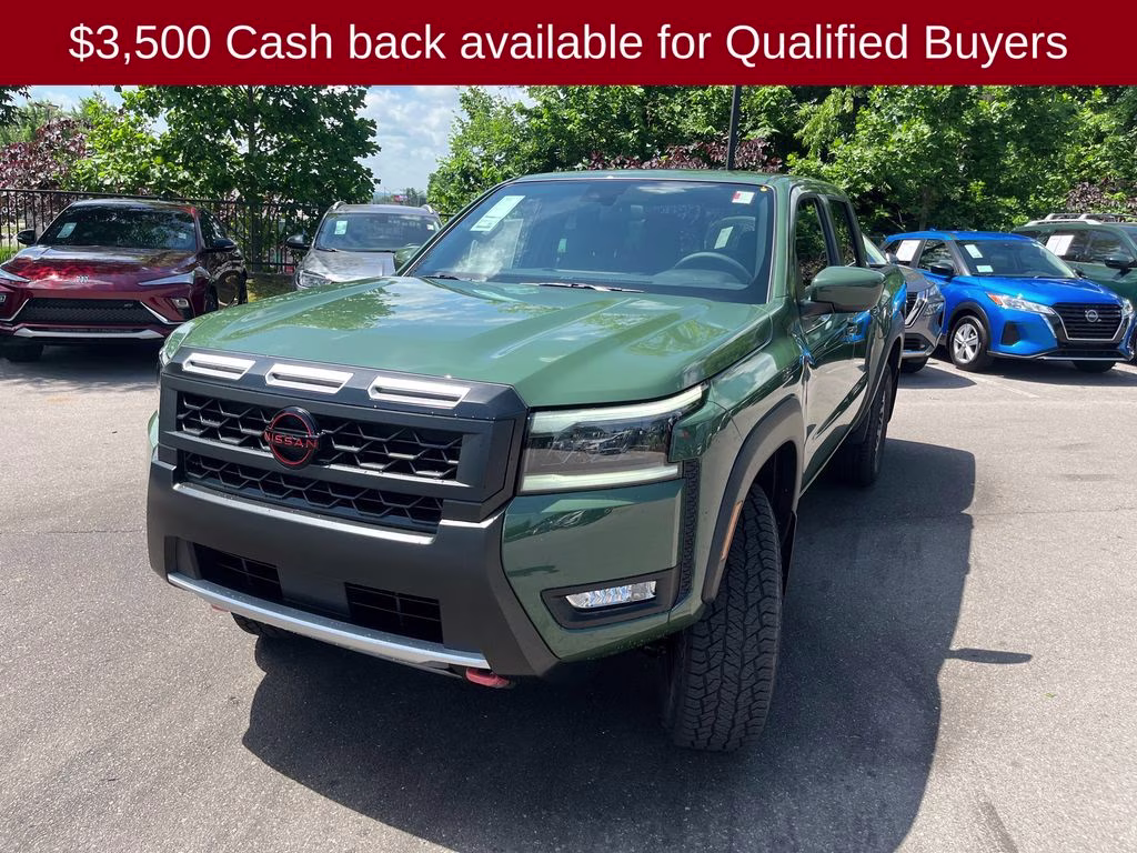 2026 Tactical Green Metallic Nissan Frontier PRO-4X 4X4 Truck