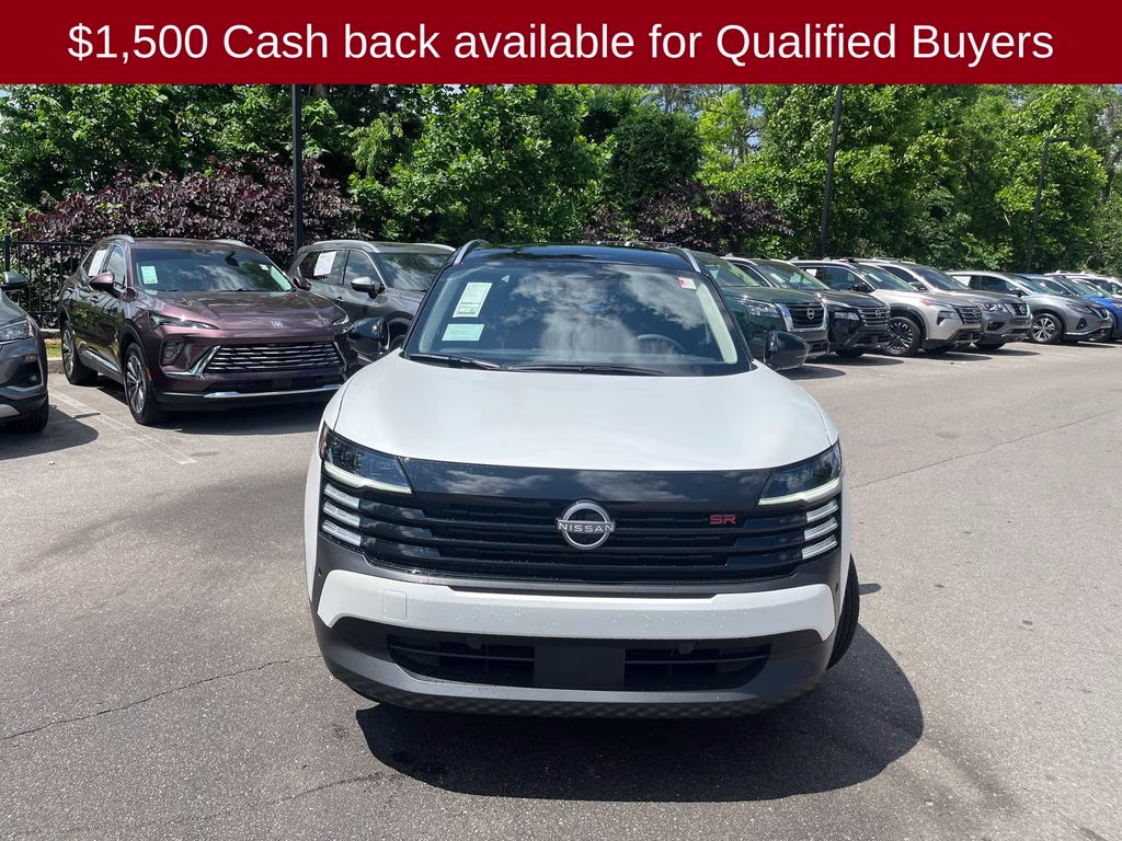 2026 Aspen White/Super Black Nissan Kicks SR FWD SUV
