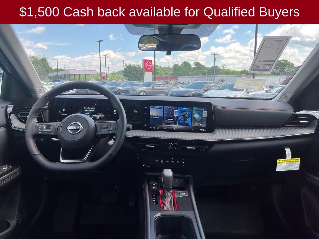 2026 Aspen White/Super Black Nissan Kicks SR FWD SUV