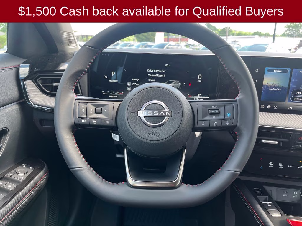 2026 Aspen White/Super Black Nissan Kicks SR FWD SUV
