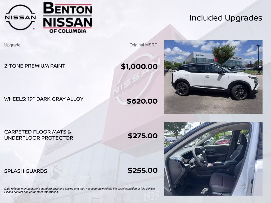 2026 Aspen White/Super Black Nissan Kicks SR FWD SUV