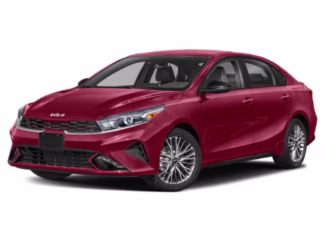 2024 Currant Red Kia Forte GT-Line FWD Sedan