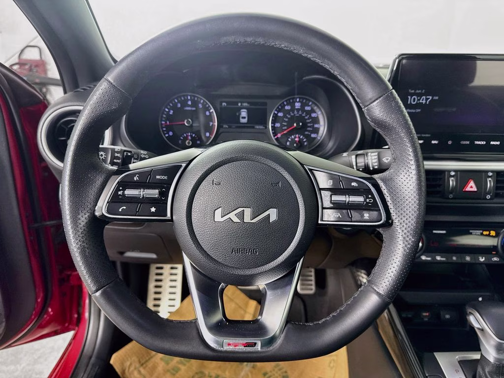 2024 Currant Red Kia Forte GT-Line FWD Sedan