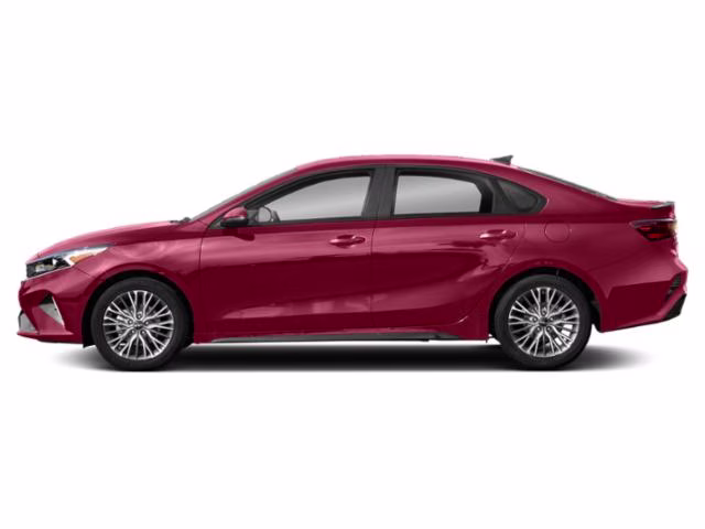 2024 Currant Red Kia Forte GT-Line FWD Sedan