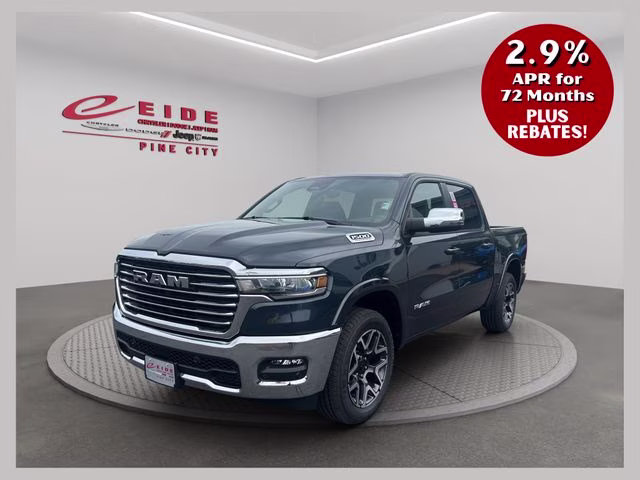 2026 Forged Blue Metallic Ram 1500 Laramie 4X4 Truck