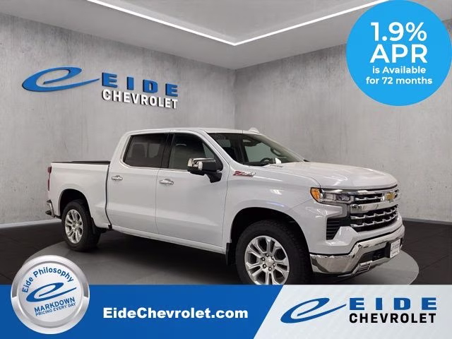 2026 Polar White Tricoat Chevrolet Silverado 1500 LTZ 4X4 Truck