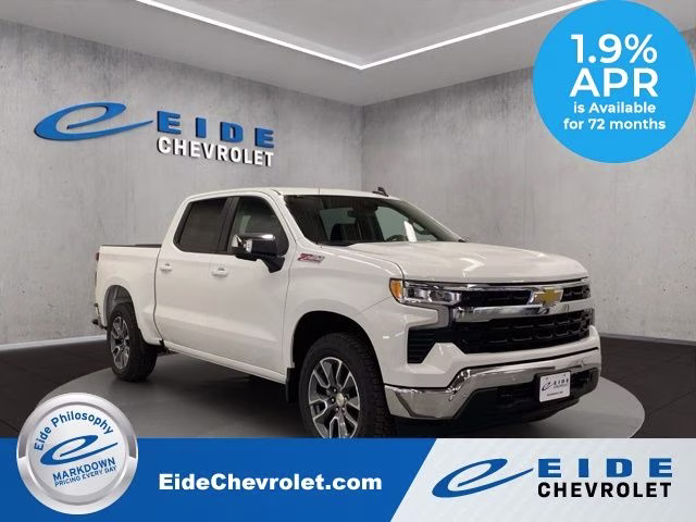 2026 Summit White Chevrolet Silverado 1500 LT 4X4 Truck